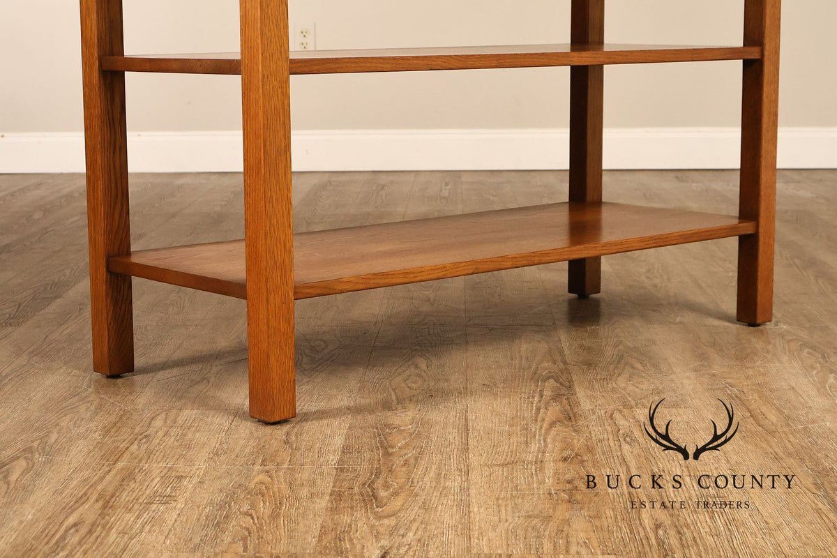 Stickley Mission Collection Oak Console Sofa Table