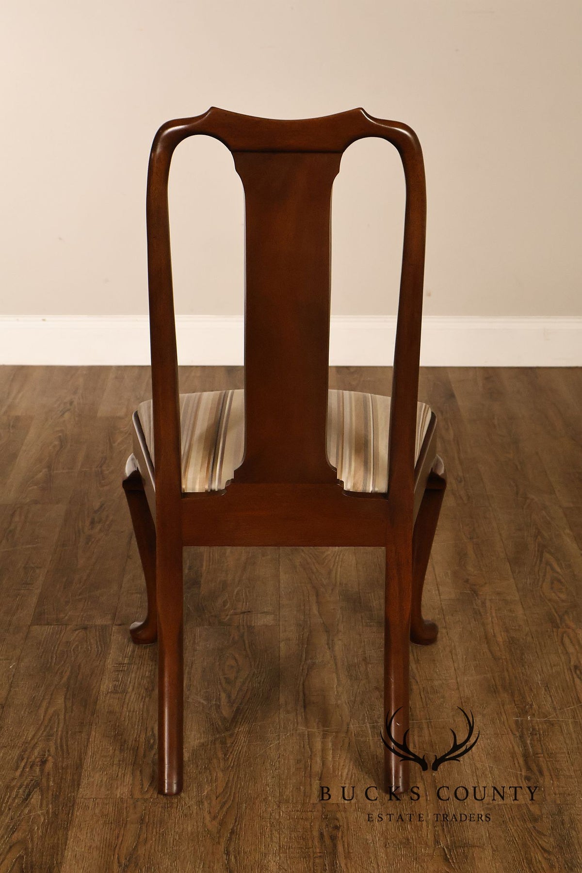 Kittinger Queen Anne Style Set of Six Mahogany Dining Chairs