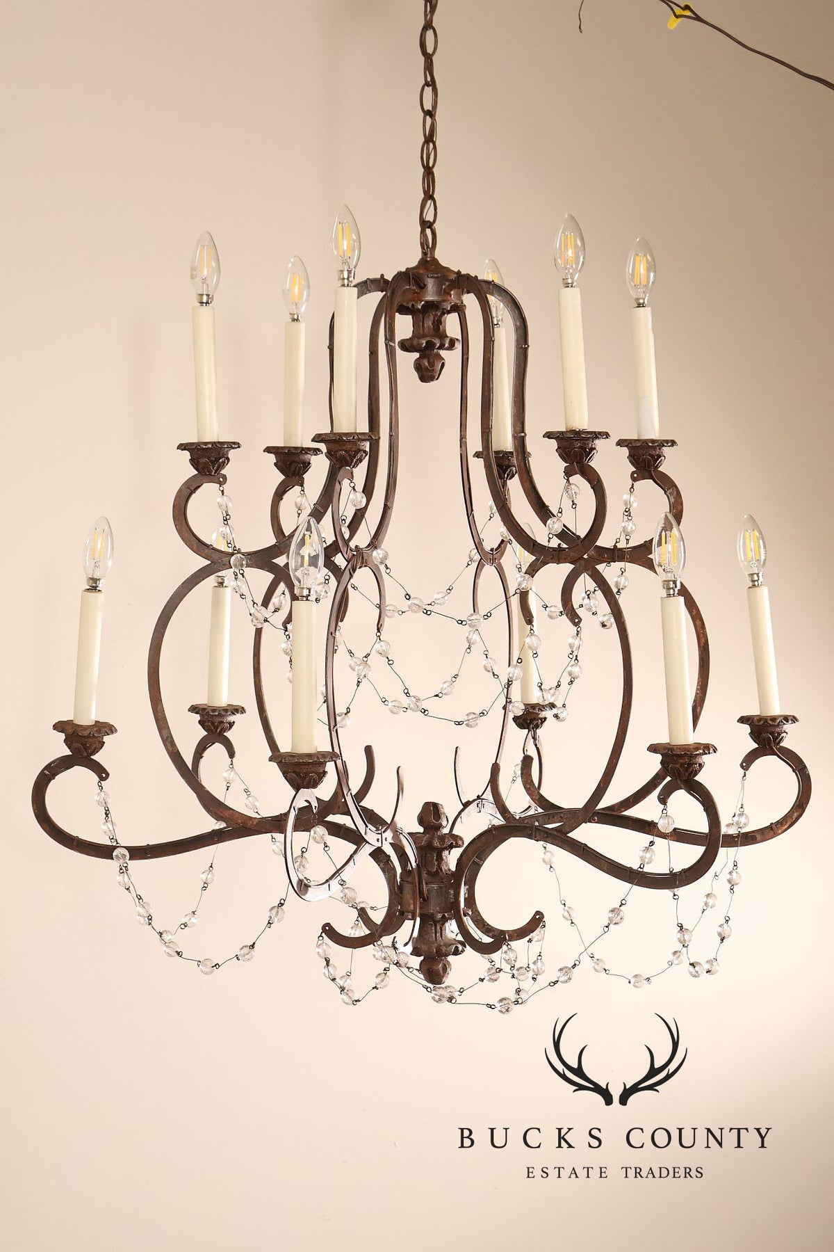 Niermann Weeks Avignon Iron Chandelier