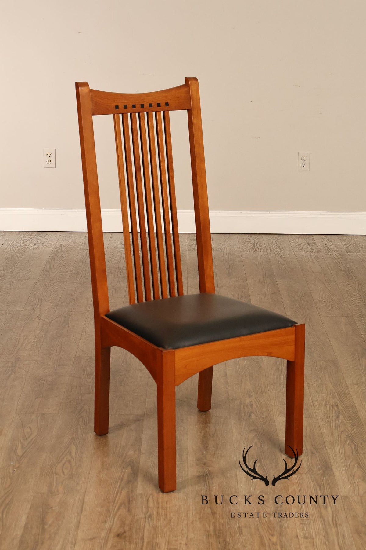 Stickley 21st Century Collection Set of Eight Cherry Dining Chairs