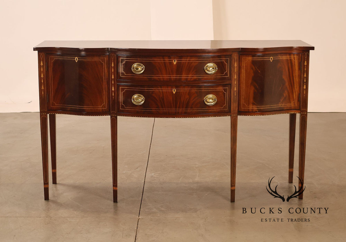 Stickley Federal Style Inlaid Mahogany Sideboard
