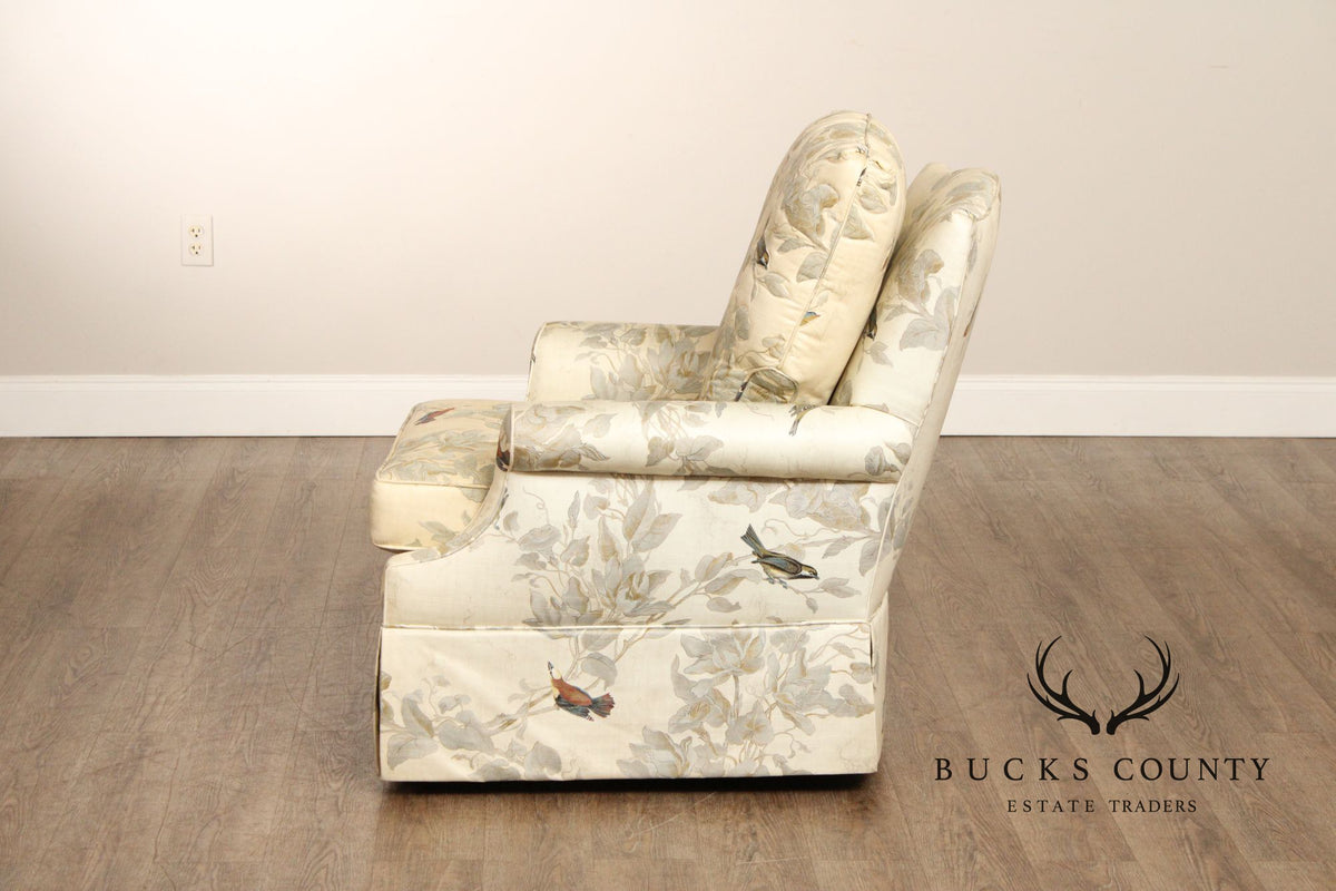 Jessica Charles Custom Upholstered Lounge Rocker