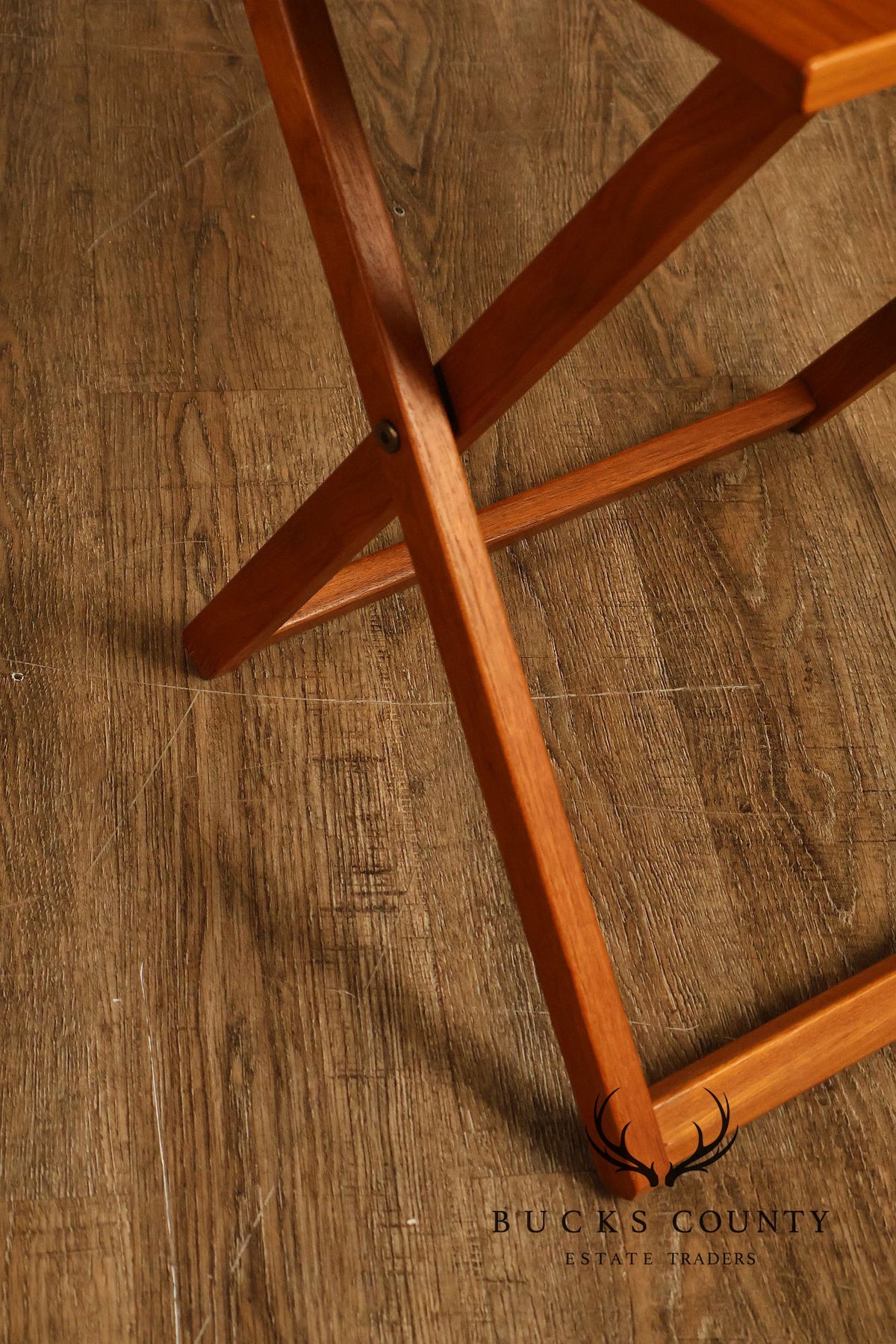 Ansager Møbler Danish Modern Set of Three Teak Tray Tables