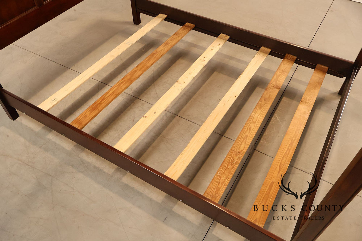 National Mt. Airy Queen Cherry Four Poster Canopy Bed Frame