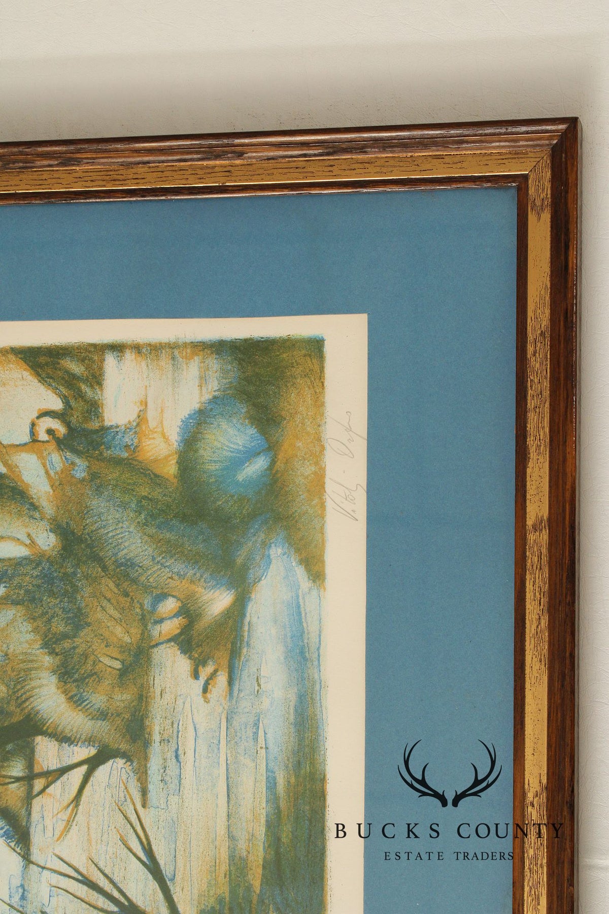 Vitali Orfeo Surrealist Style Landscape Lithograph