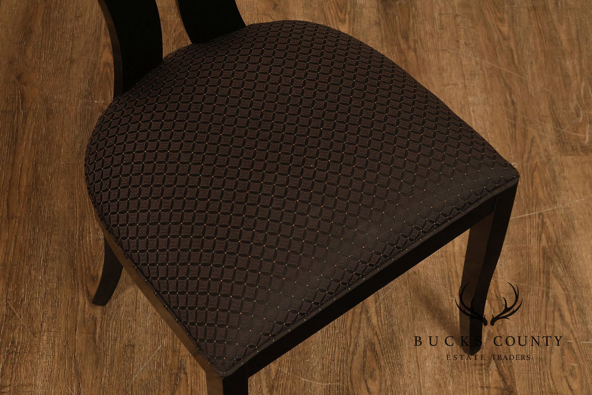 Pietro Costantini For Ello Set Of Six Italian Klismos Dining Chairs