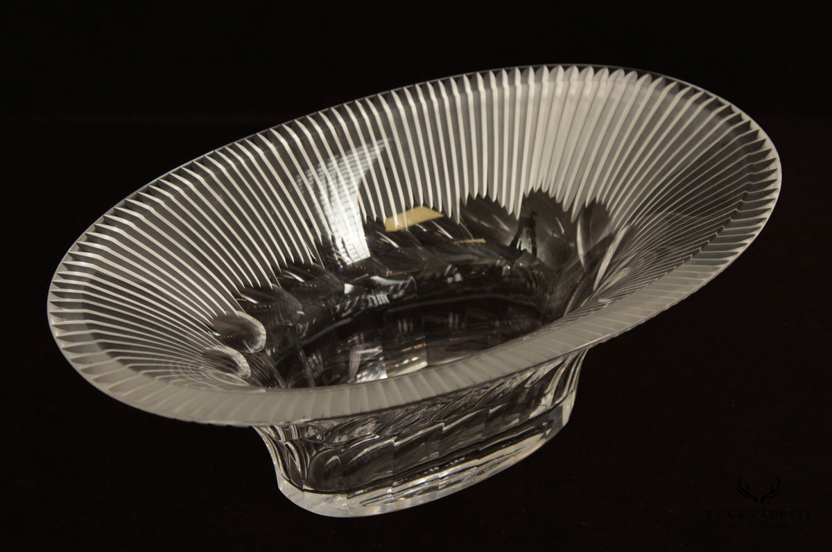 Ceska Czech Cut Glass or Crystal Bowl