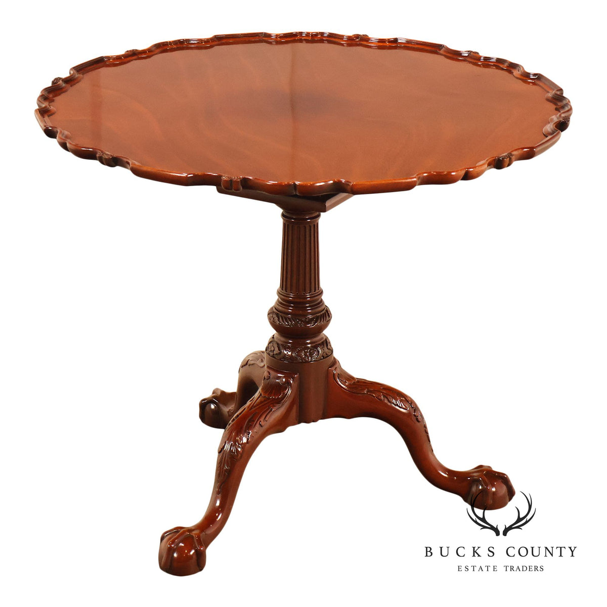 Kindel Winterthur Collection Mahogany Tilt Top Table