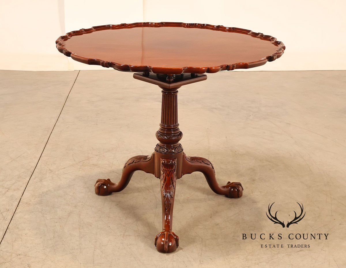Kindel Winterthur Collection Mahogany Tilt Top Table
