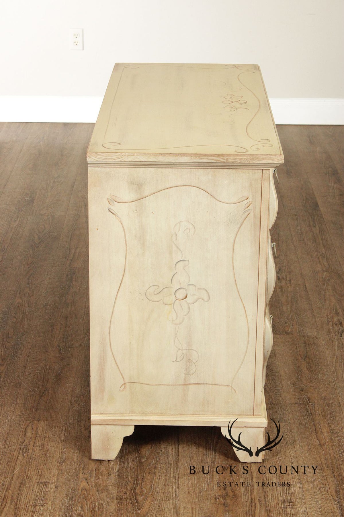 Ethan Allen 'Legacy' Paint Decorated Chest of Drawers