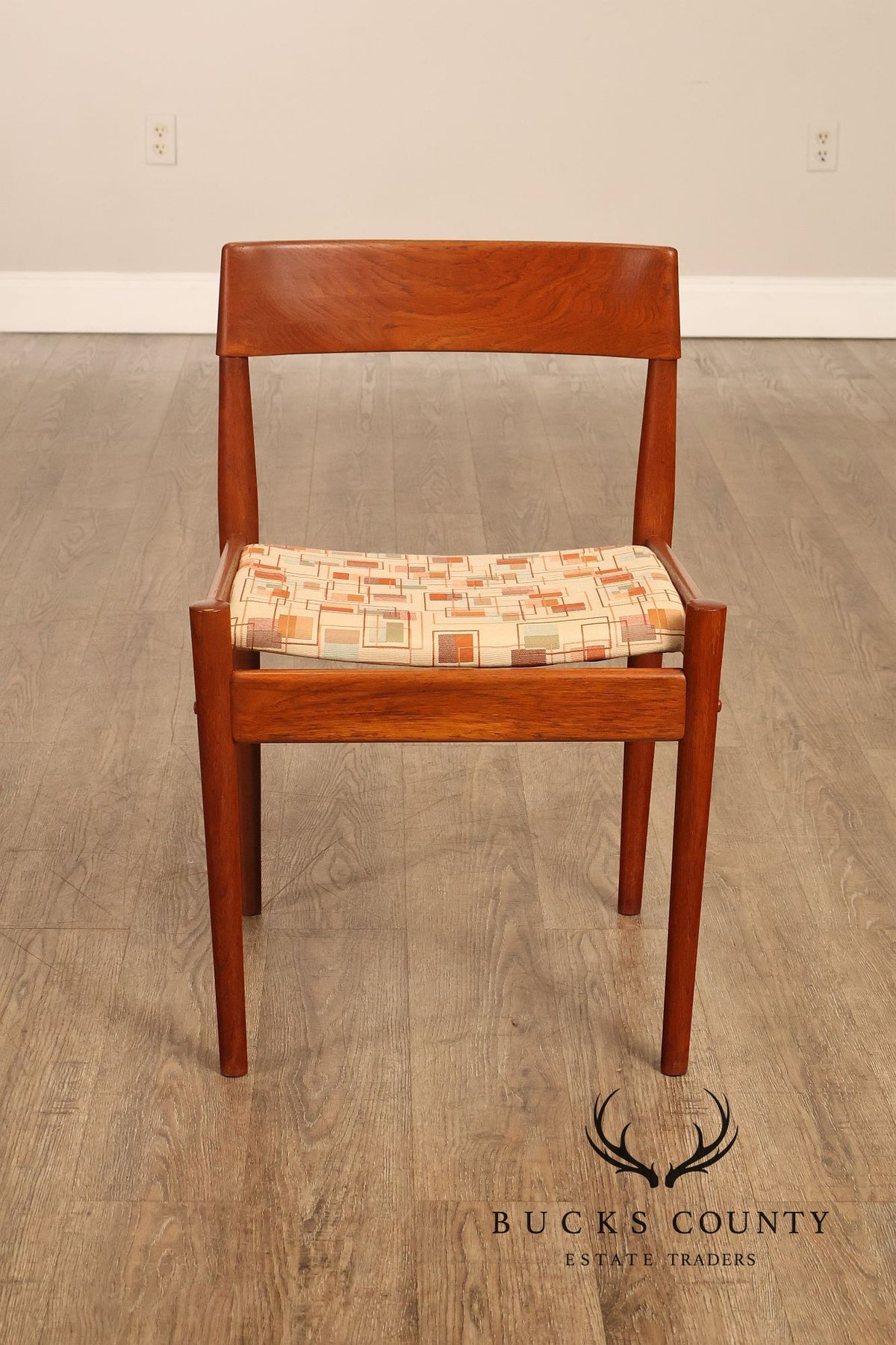 Danish Modern Set Of Eight Compatible Teak Dining Chairs