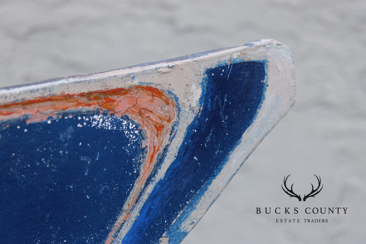 Raymond Rocklin Painted Metal Abstract Sculpture