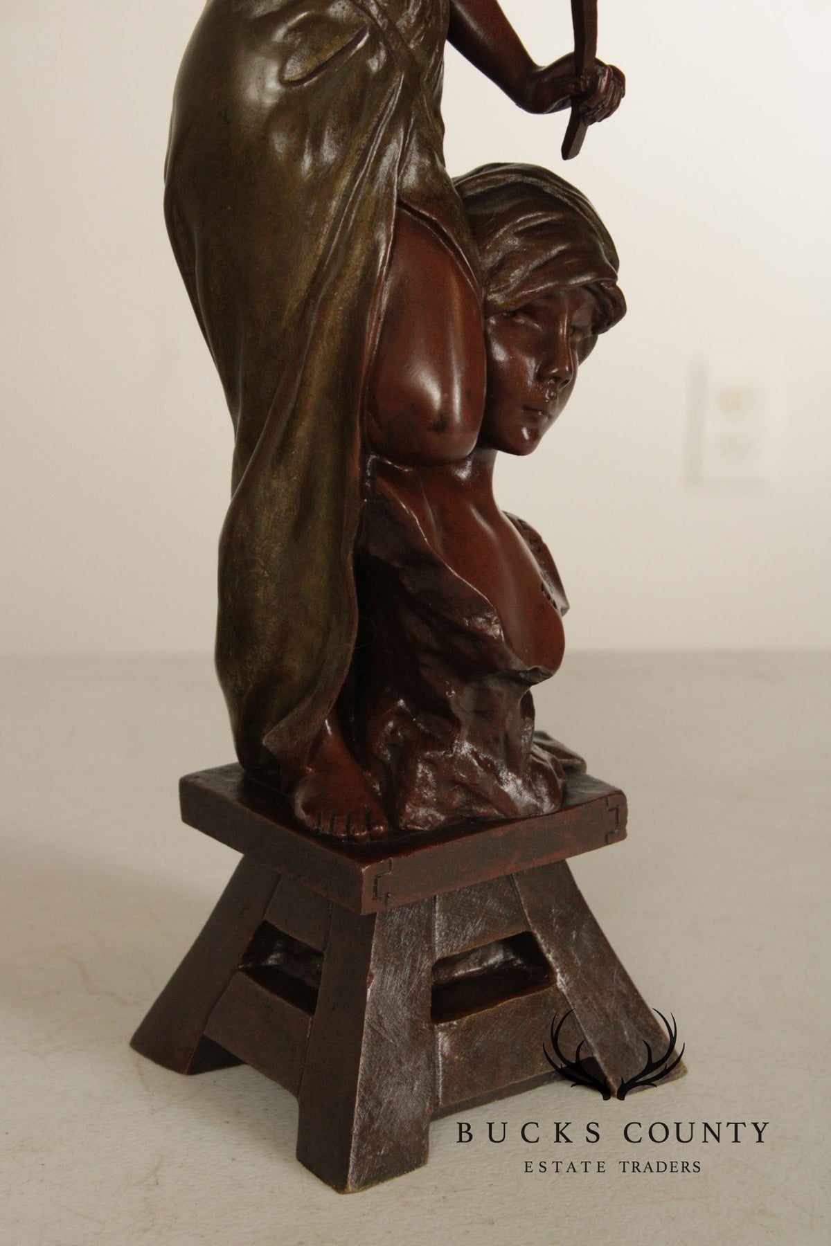 Emmanuel Villanis Bronze Statue, 'The Sculptor'