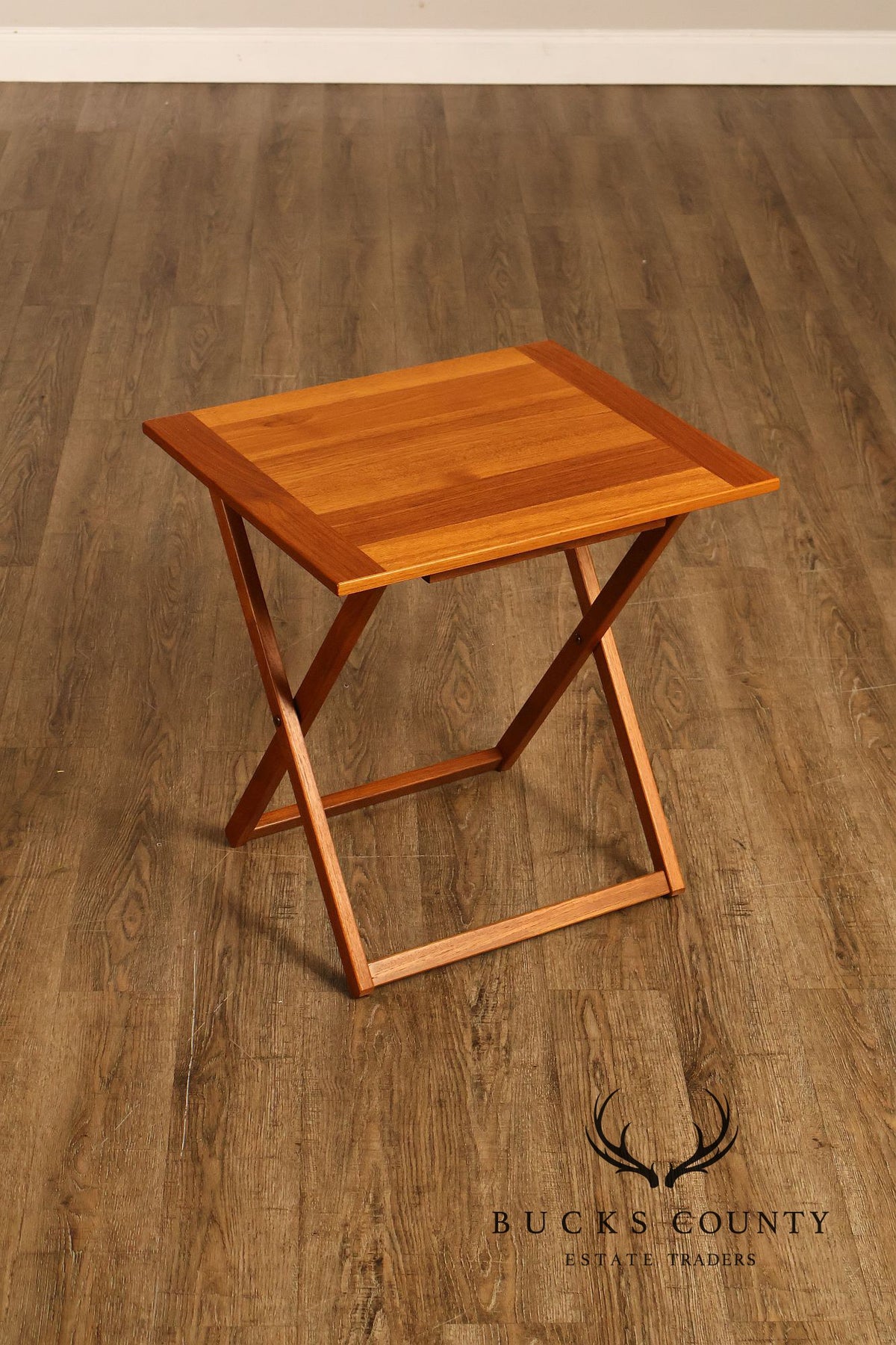Ansager Møbler Danish Modern Set of Three Teak Tray Tables