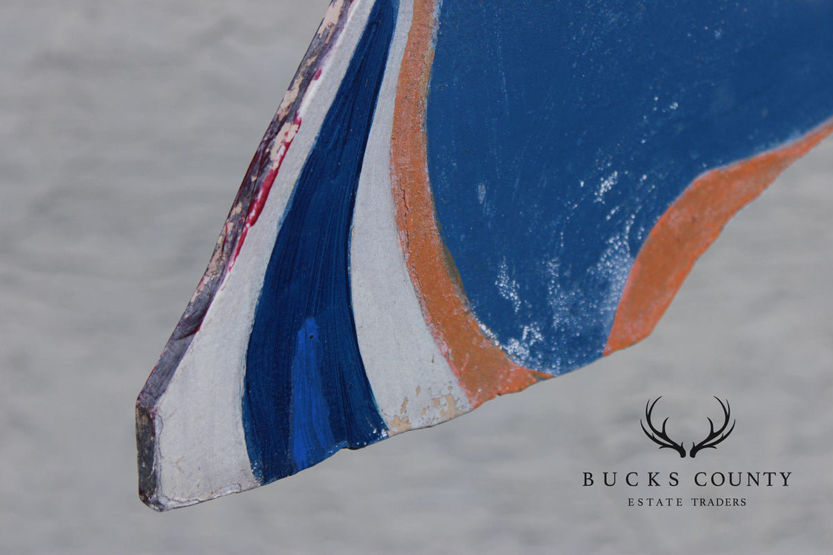 Raymond Rocklin Painted Metal Abstract Sculpture