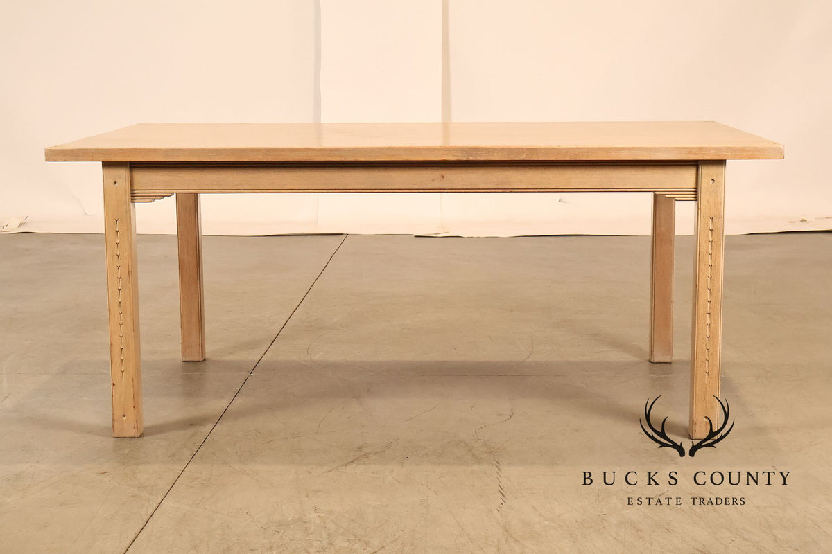 Southwest Style Cerused Pine Dining Table