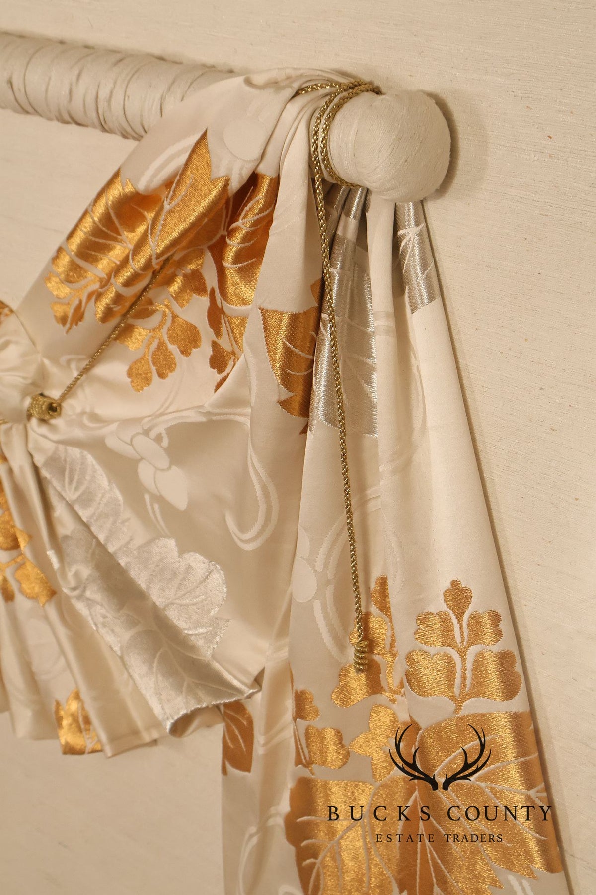 Custom Framed Japanese Textile Folded Kimono Sash