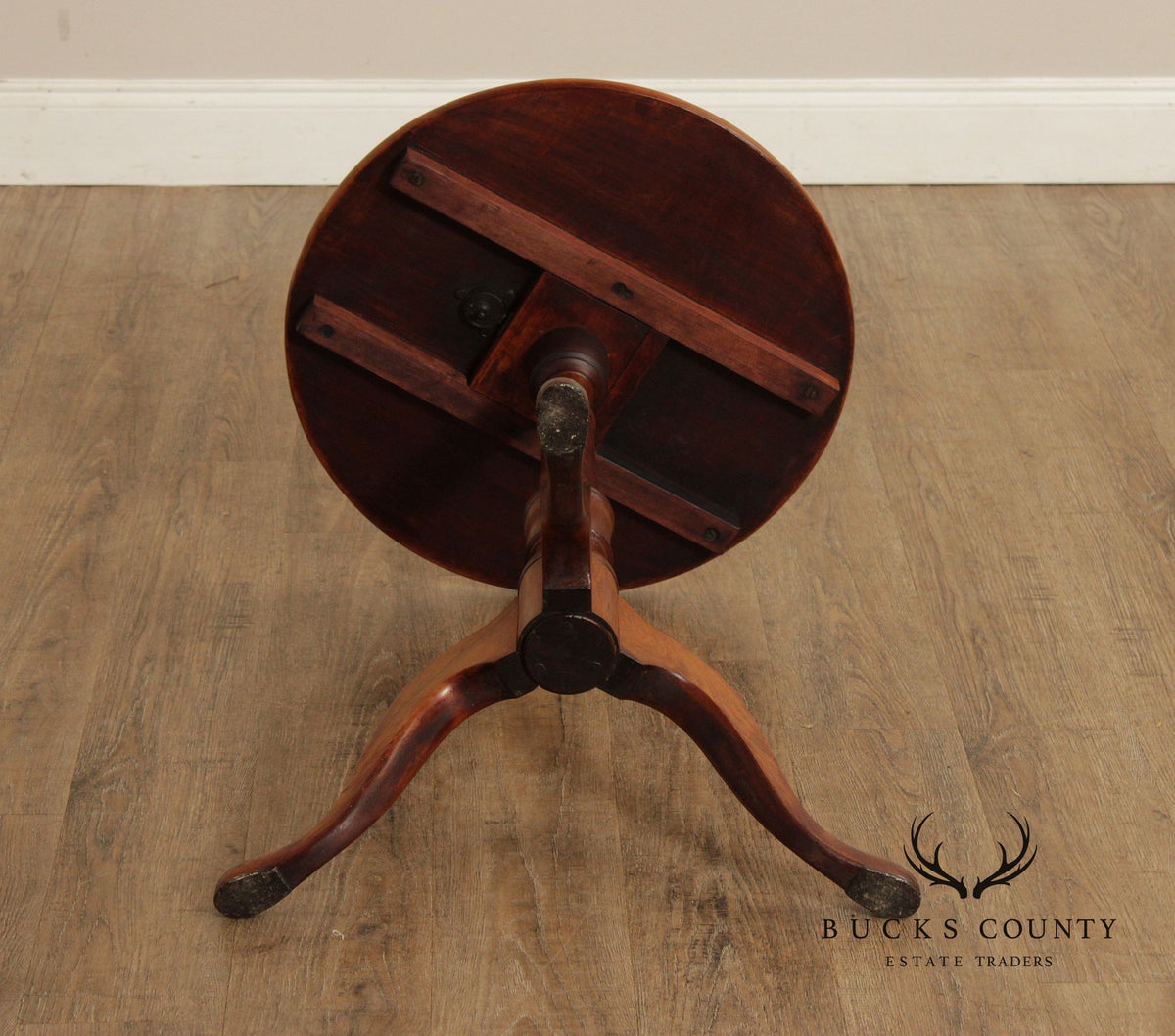 Antique Georgian Style Tilt Top Tripod Tea Table