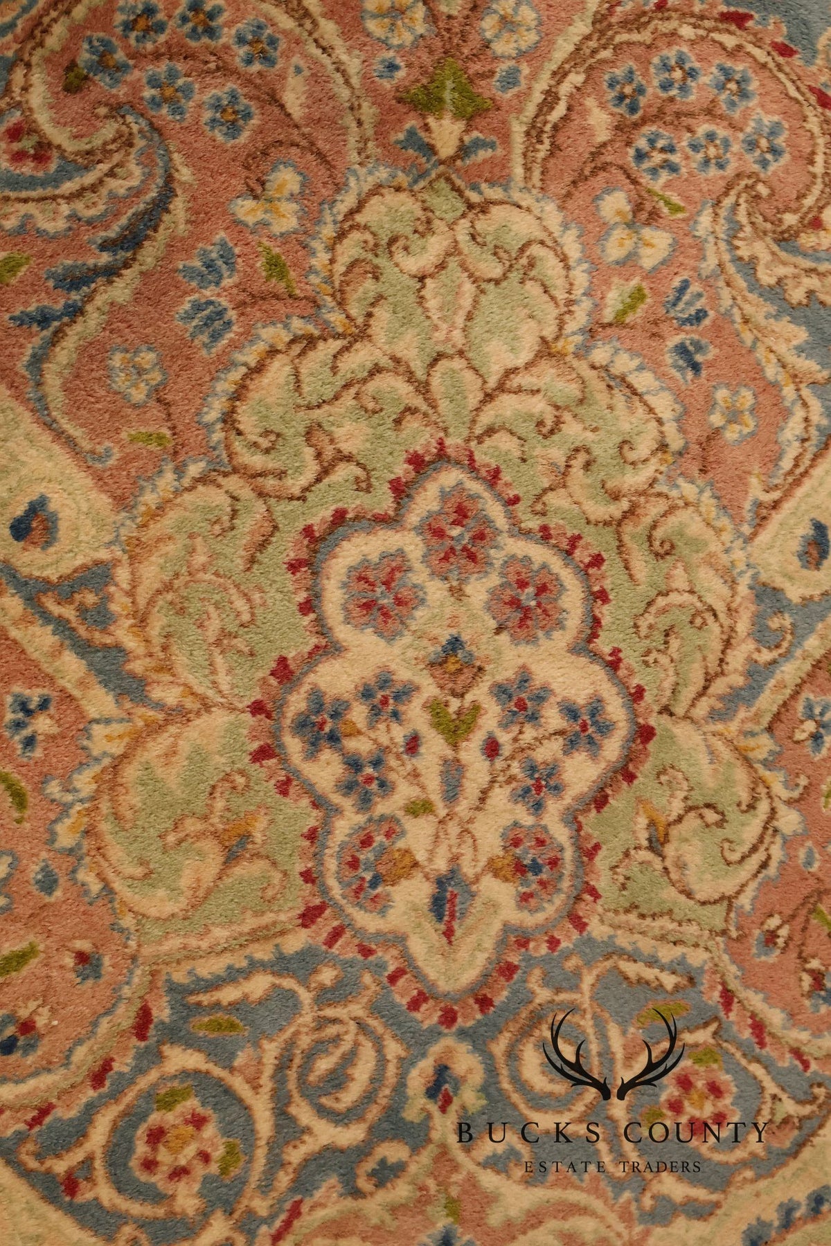 Kirmin Pattern Large Hand Tied 11' x 18' Fringed Area Rug
