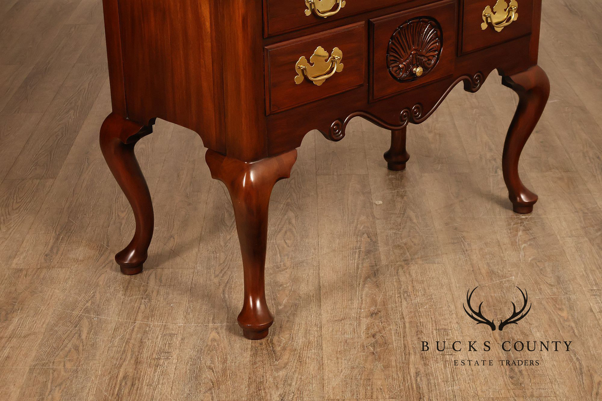 Henkel Harris Queen Anne Style Mahogany Highboy Chest