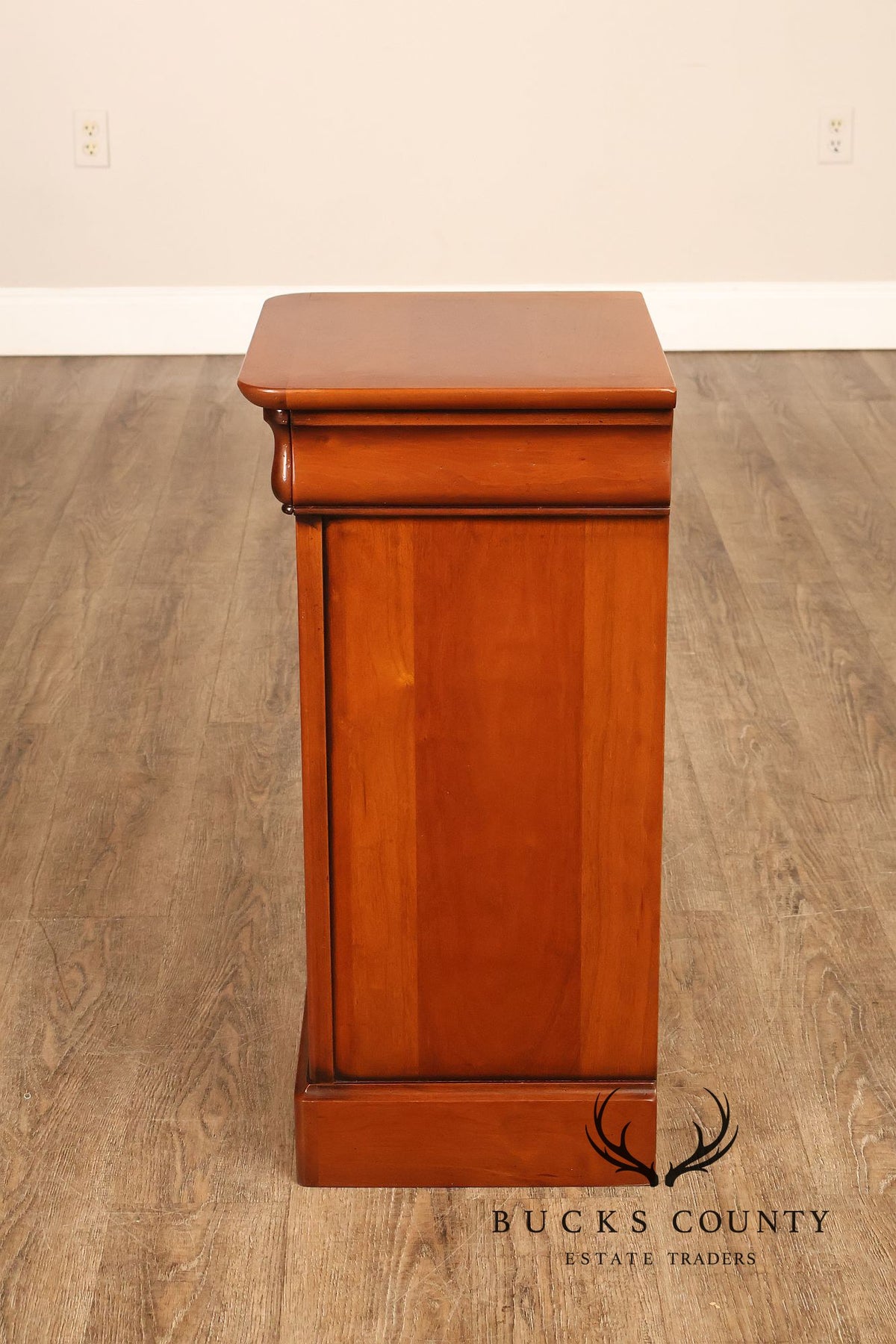 French  Louis Philippe Style Pair Of Cherry Nightstands