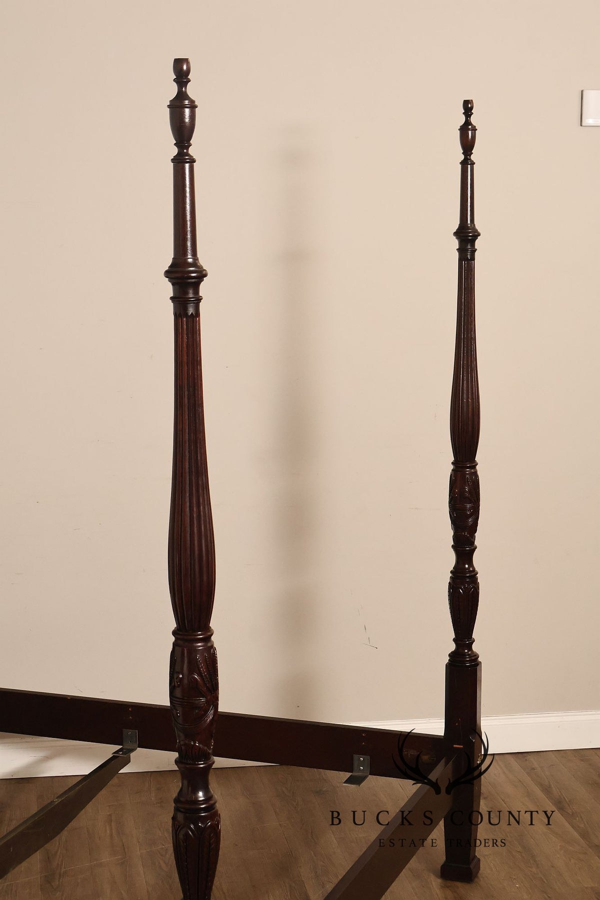Century Furniture Claridge Collection Georgian Style Mahogany King Size Four Poster Bed