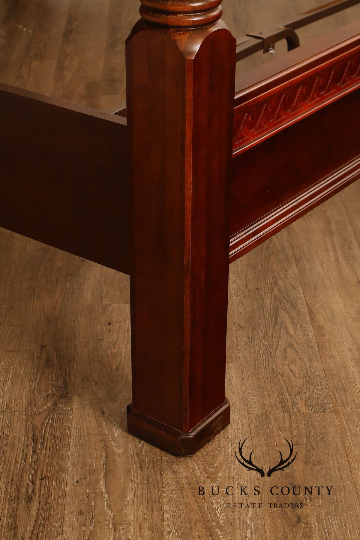 Pennsylvania House Carved Cherry King Poster Bed