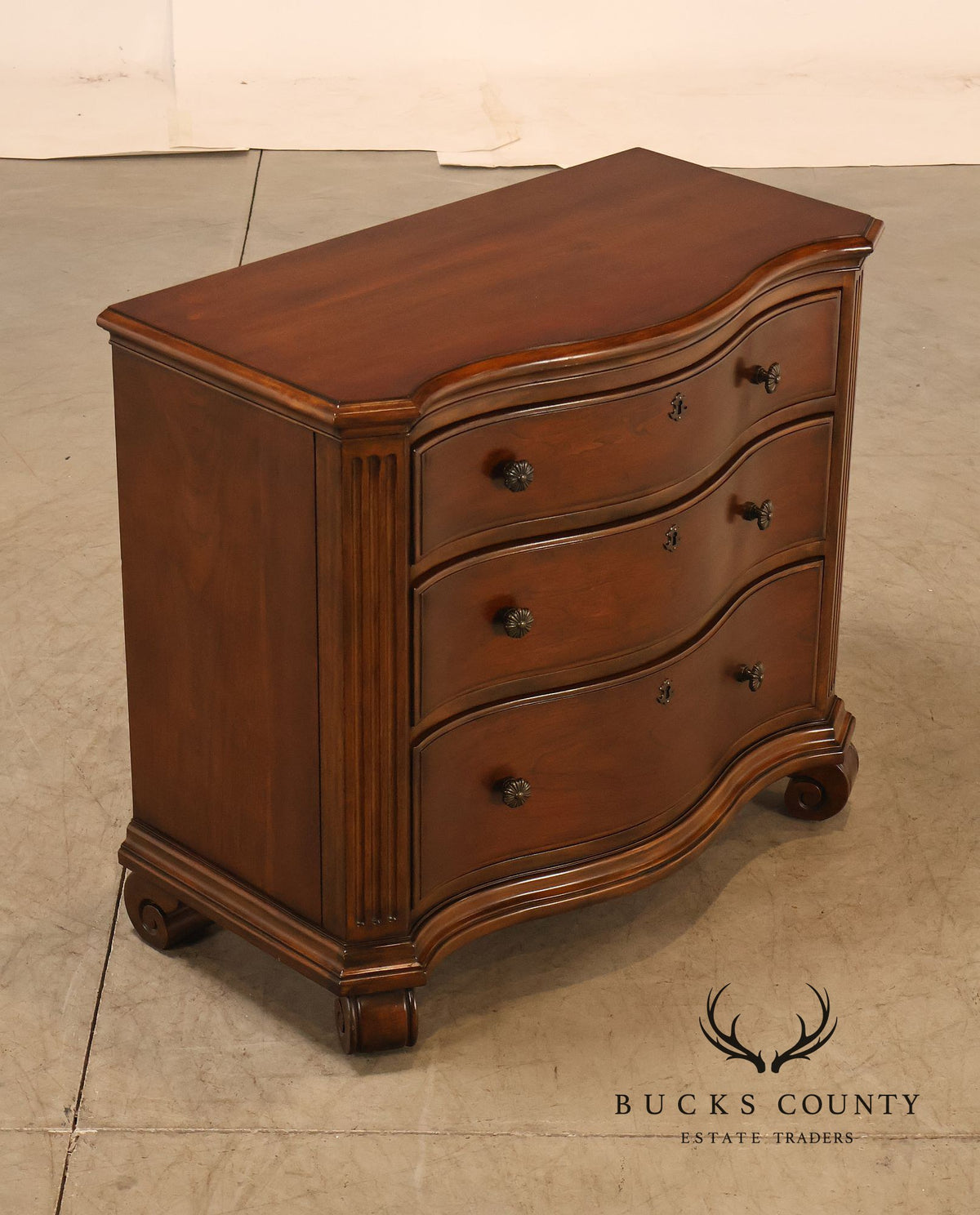Ethan Allen 'Tuscany' Cherry Bedside Chest of Drawers