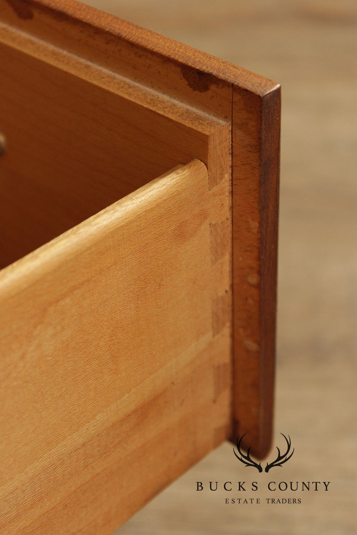 Sprague & Carleton Solid Maple Pair One Drawer Nightstands