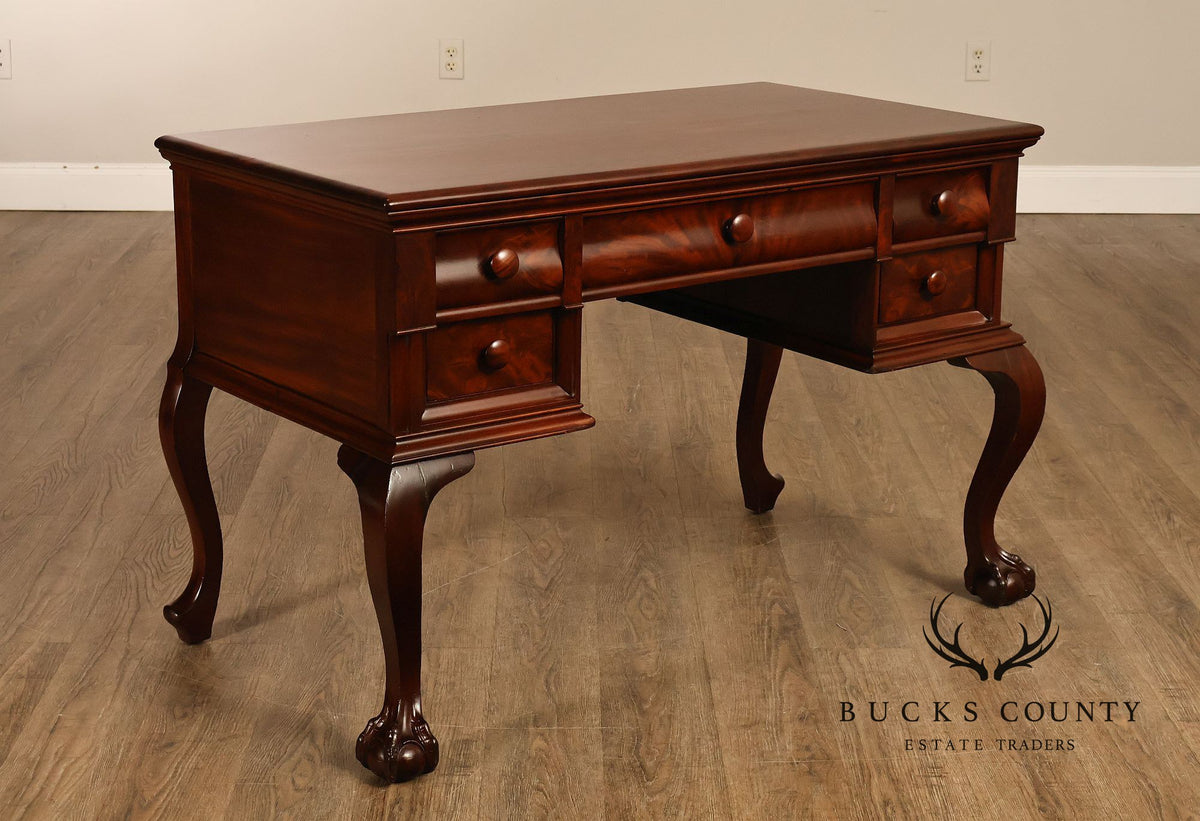 Antique John Wanamaker Mahogany Writing Desk