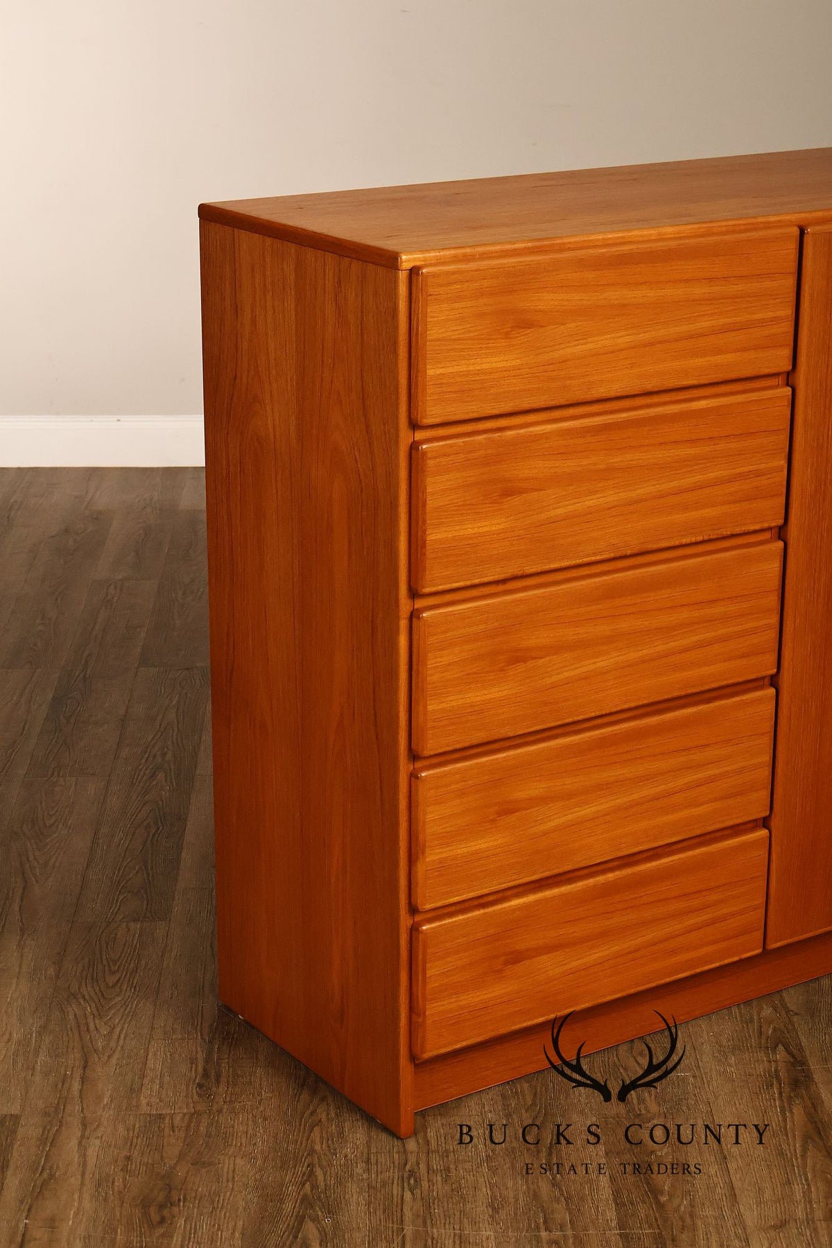Scan Coll Danish Modern Teak Gentlemen’s Chest