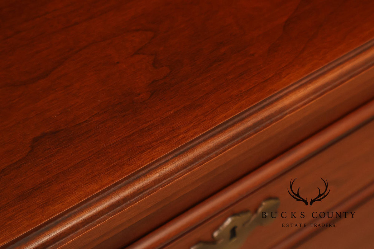 Henkel Harris Chippendale Style Cherry Bachelor's Chest