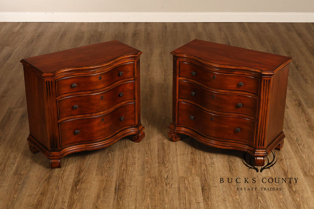 Ethan Allen 'Tuscany' Pair of Three-Drawer Nightstands