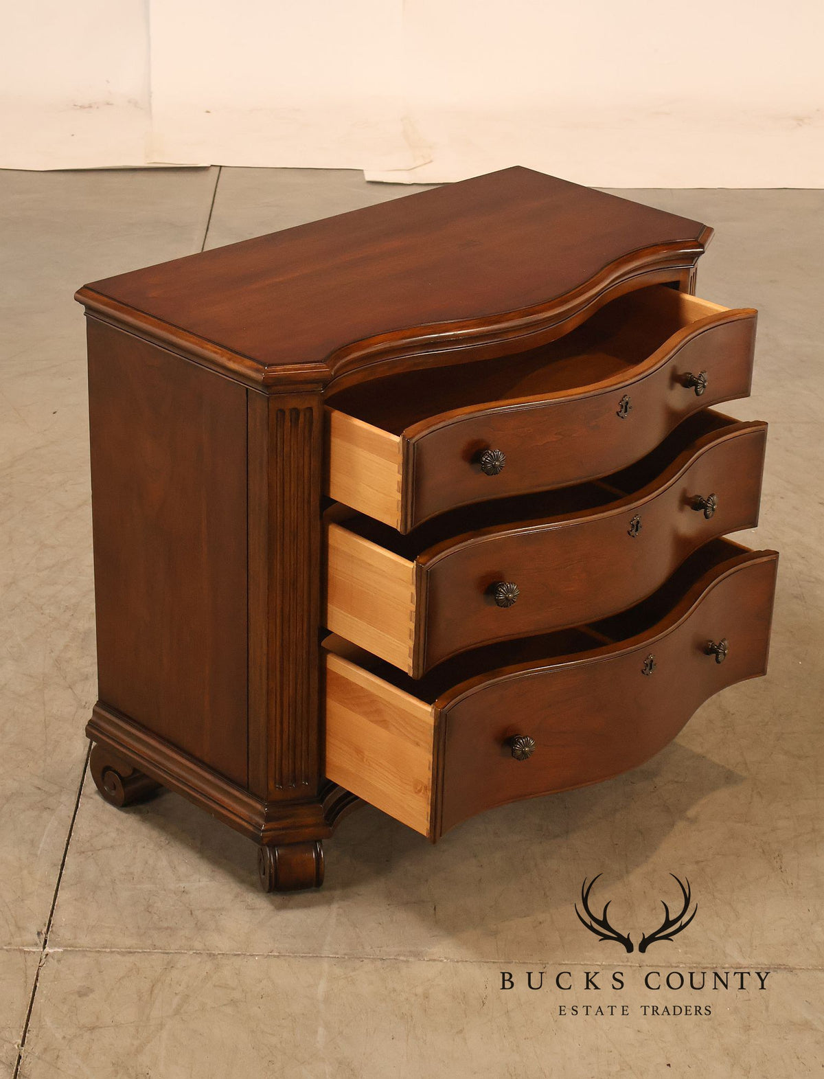 Ethan Allen 'Tuscany' Cherry Bedside Chest of Drawers