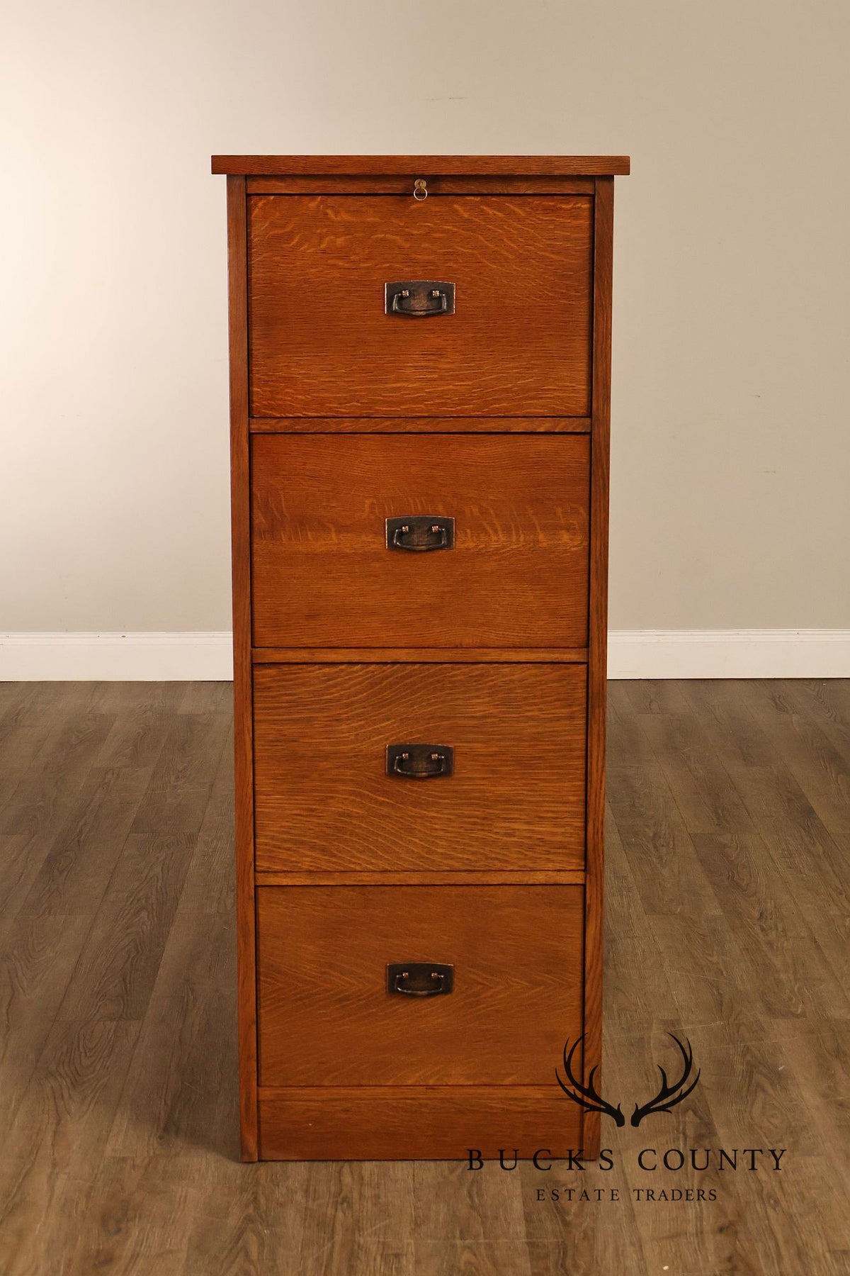 Stickley Mission Collection Oak Filing Cabinet