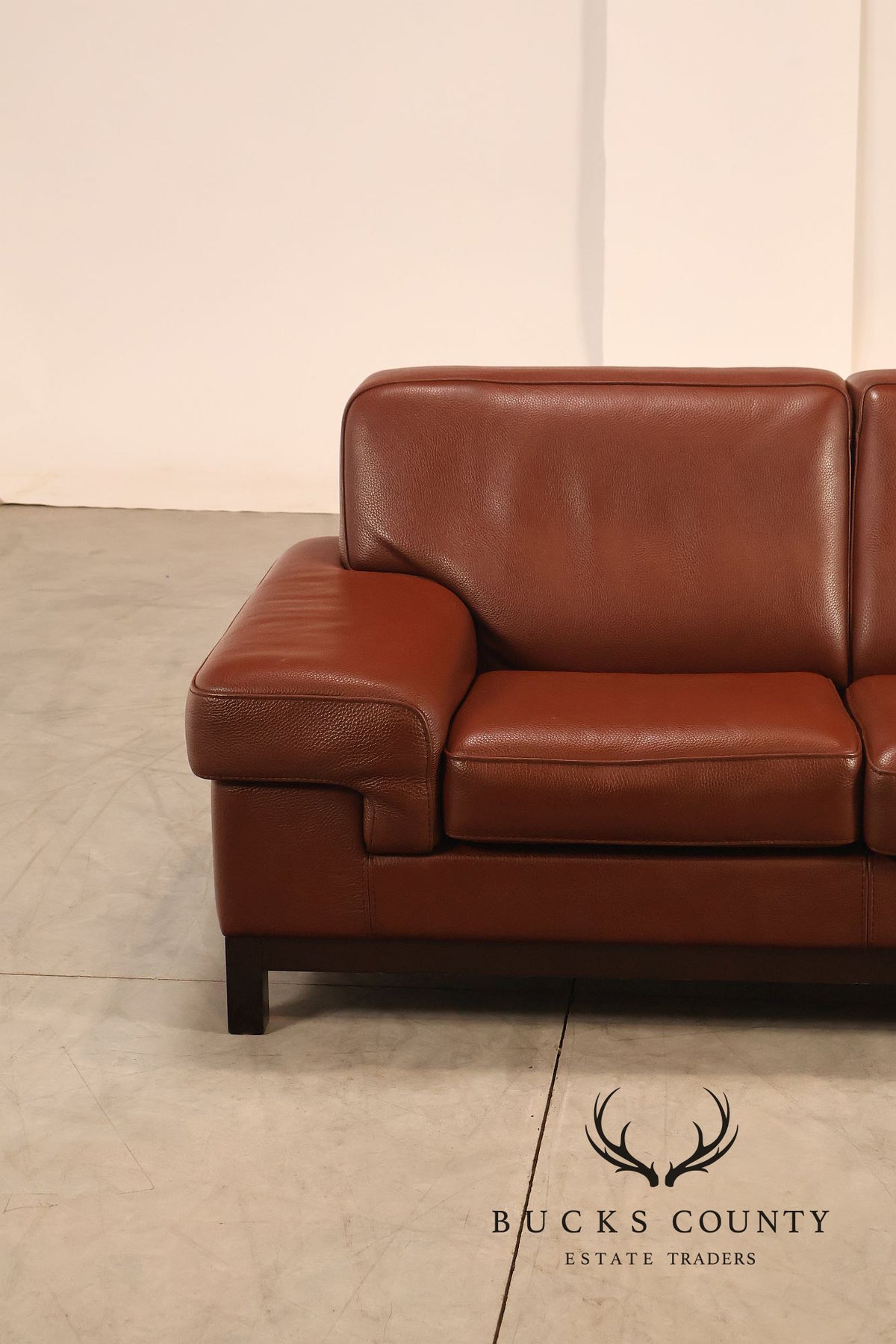 Formenti Italian Leather Loveseat