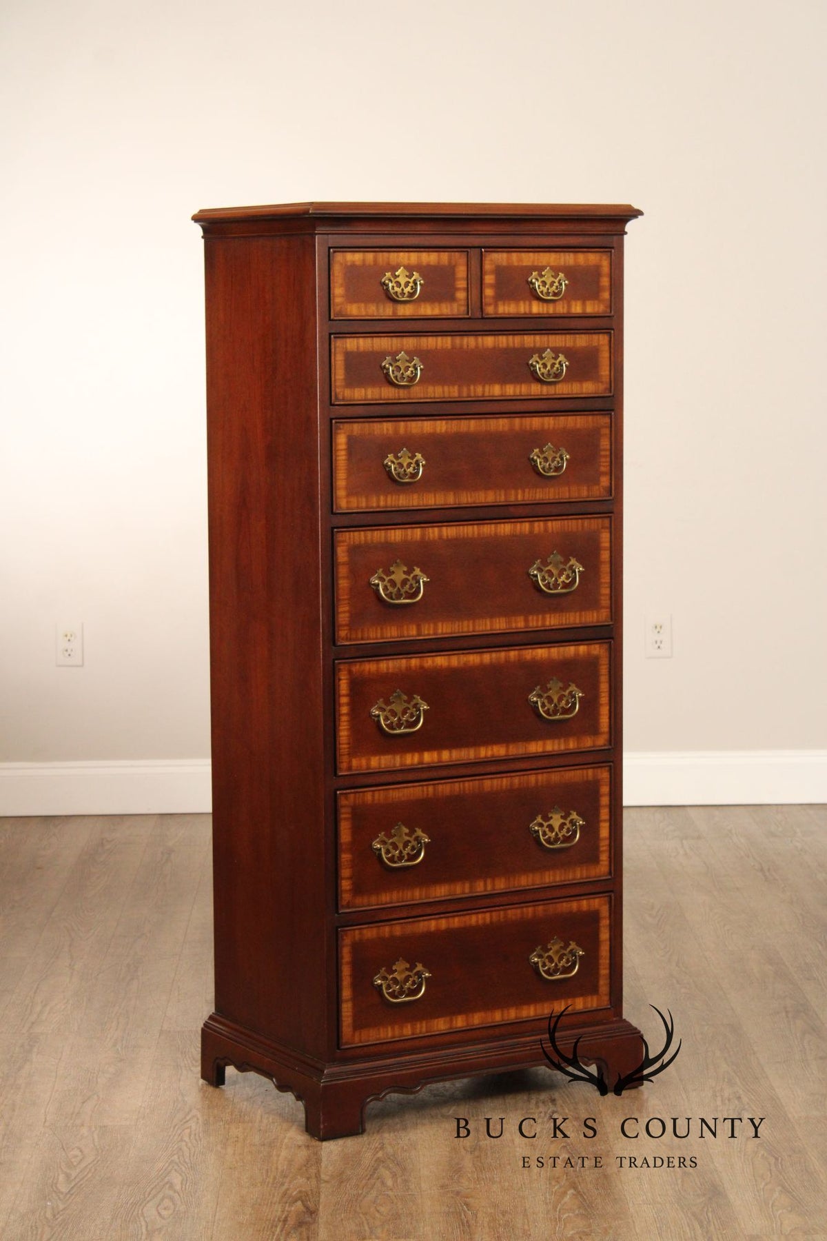 Drexel 18th Century Collection Mahogany Lingerie Chest