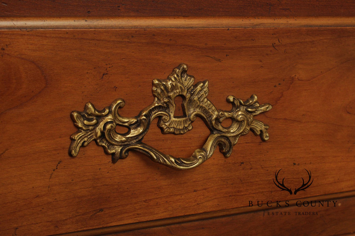 Baker Collector's Edition French Provincial Style Bookcase Top Secretary Desk