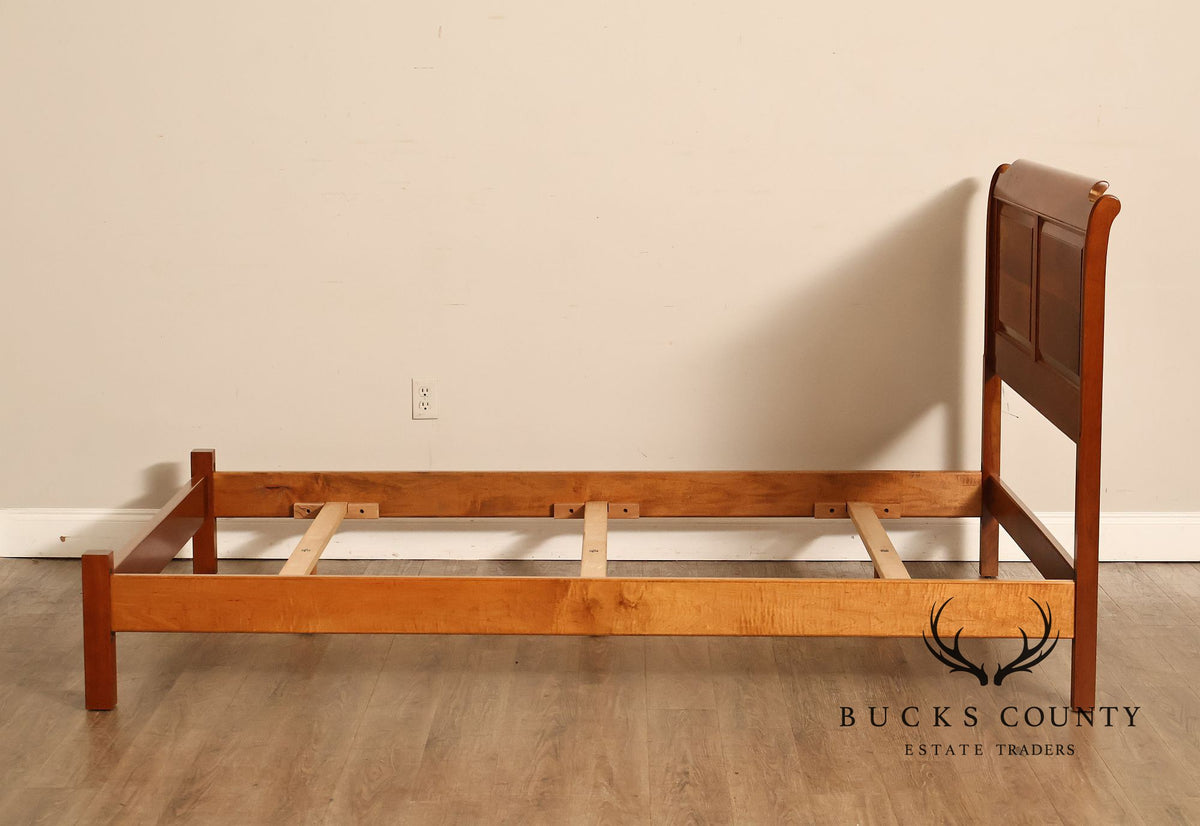 Stickley Solid Cherry Full Size Sleigh Bed