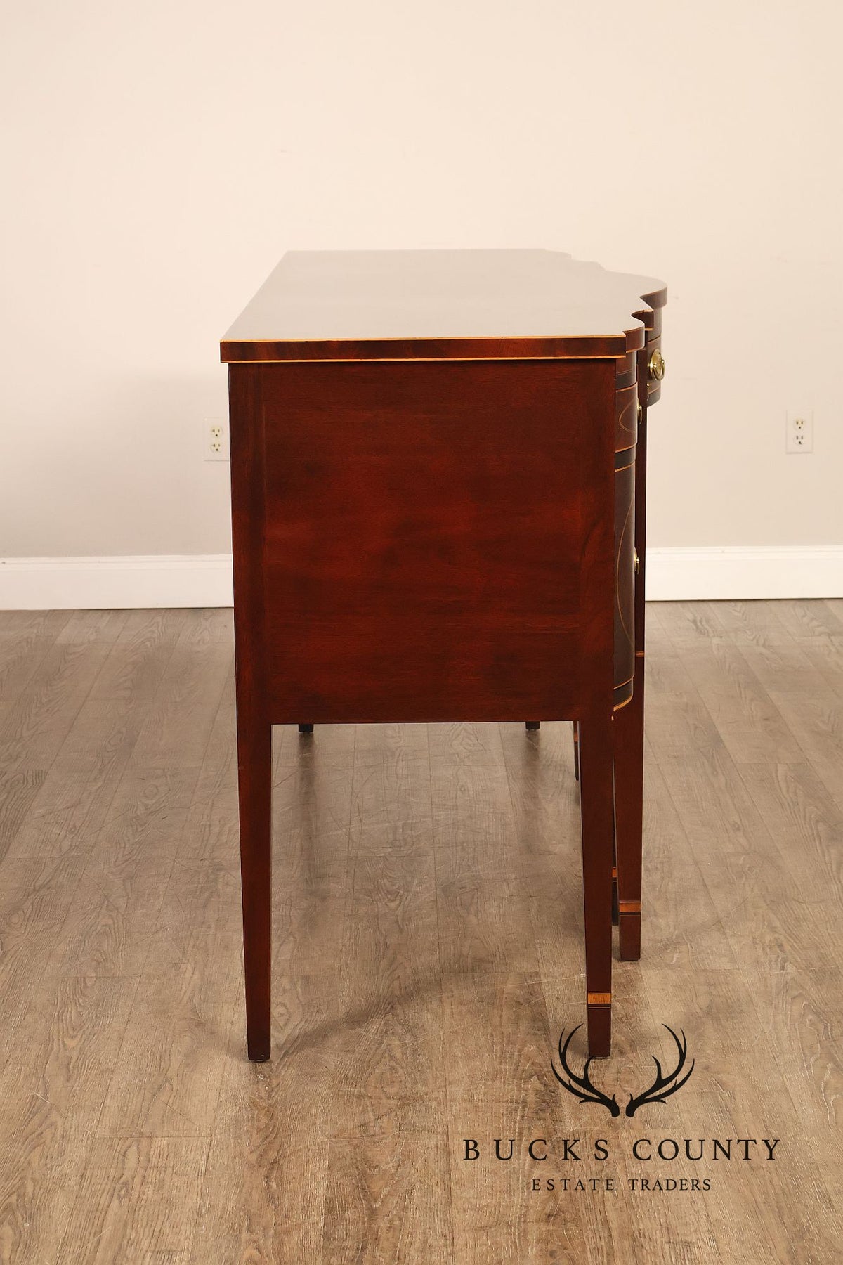 Kindel Federal Style Mahogany Inlaid Winterthur Sideboard