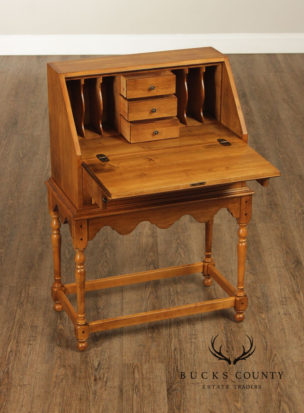 Ethan Allen 'Circa 1776' Maple Slant Front Writing Desk