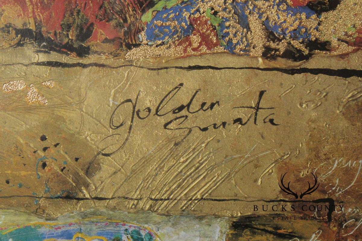 Alexander Wissotzky Framed Print, 'Golden Sonata'