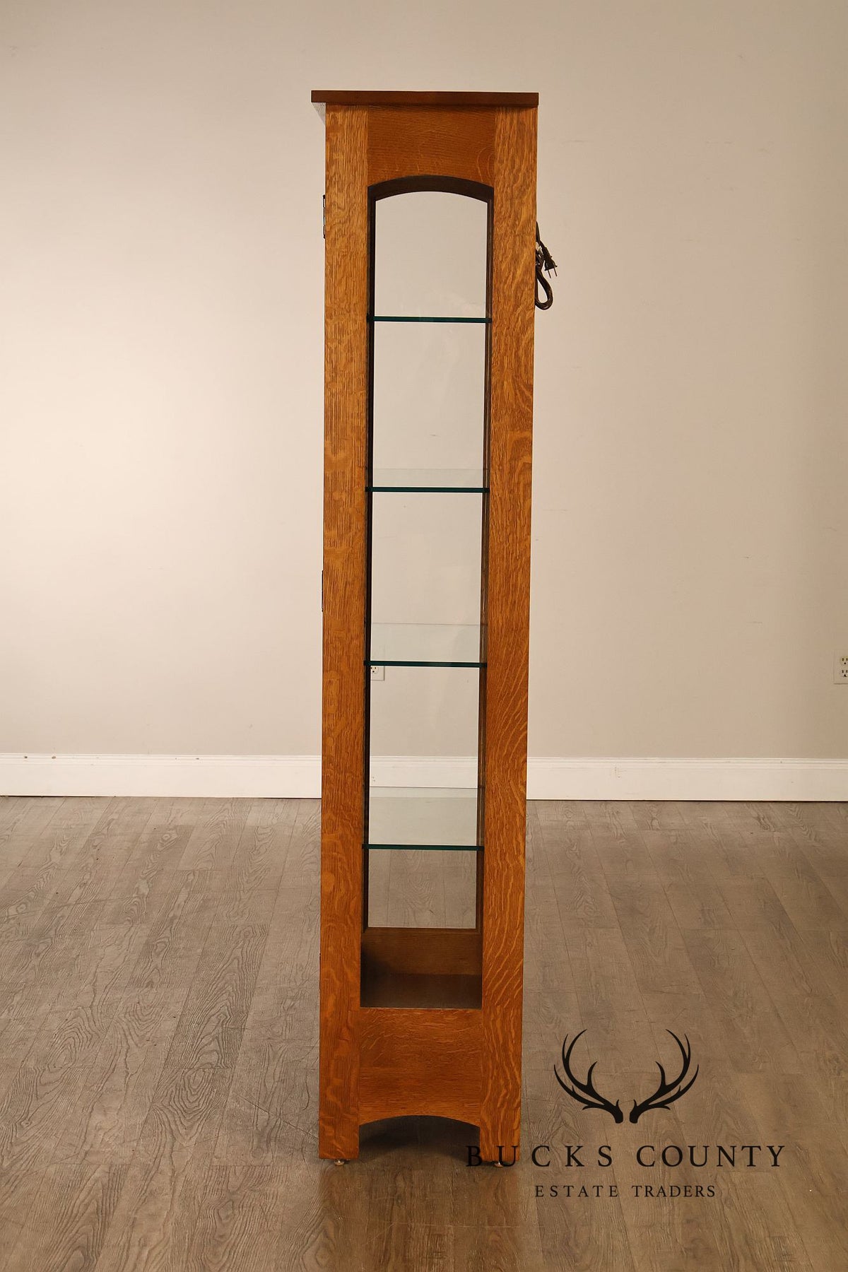 Stickley Mission Collection Oak Display Cabinet
