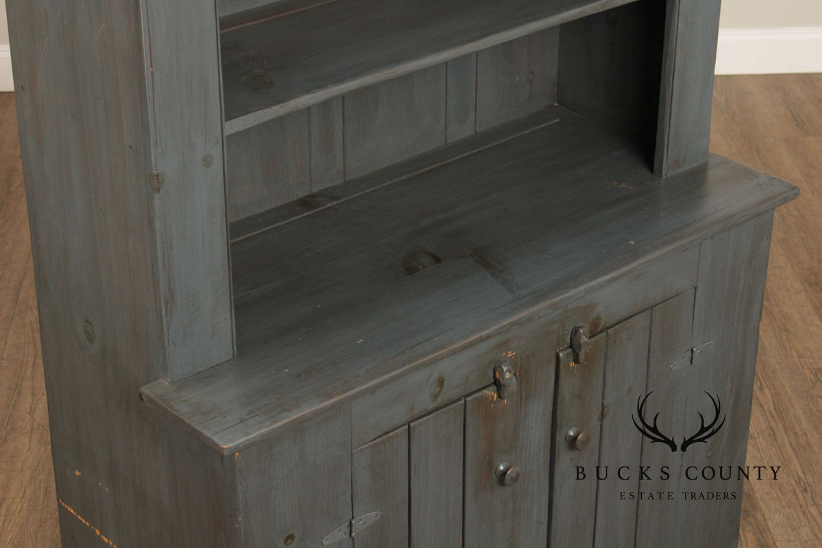 Benchmade Farmhouse Style Painted Hutch