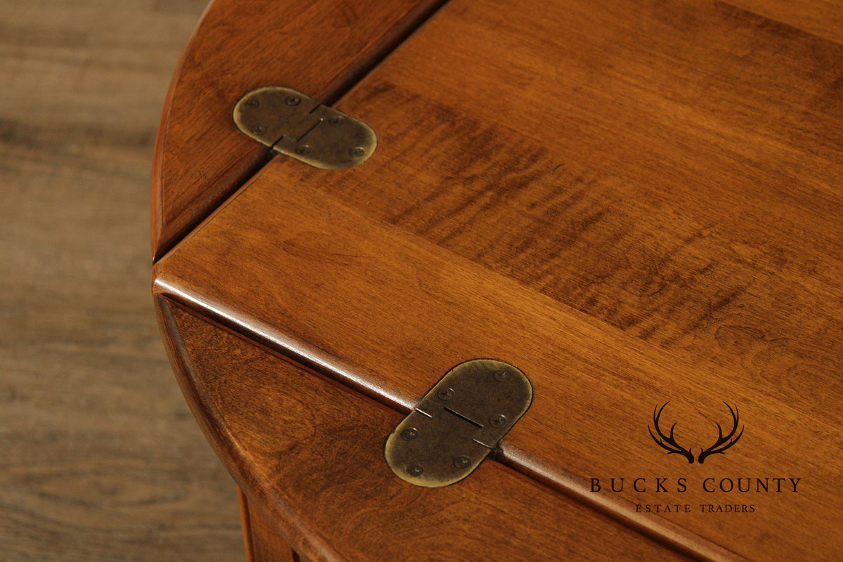 Ethan Allen 1776 Collection Chippendale Style Maple Butler’s Tray Coffee Table