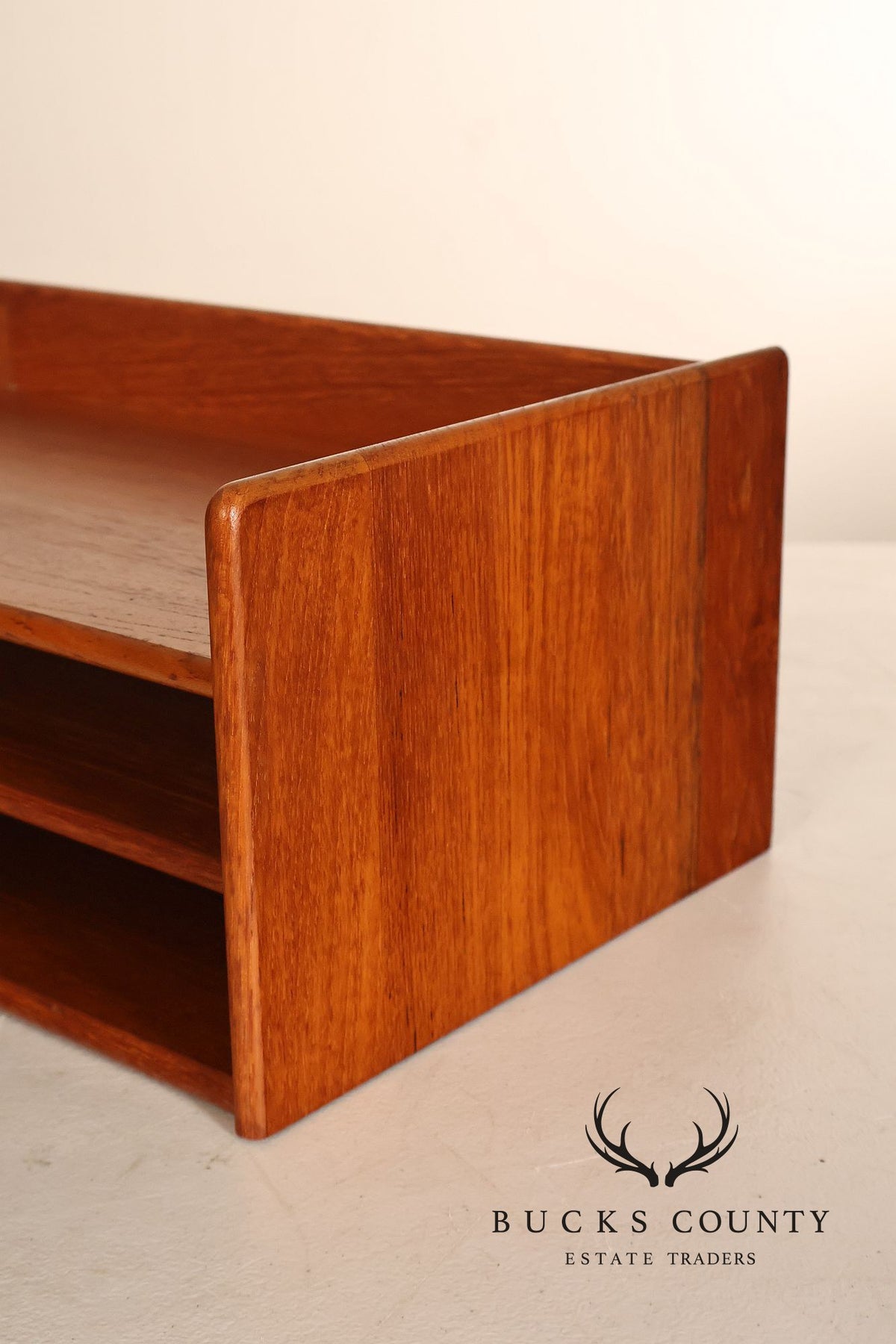 Nordisk Andels-Eksport Danish Modern Teak Desk Organizer
