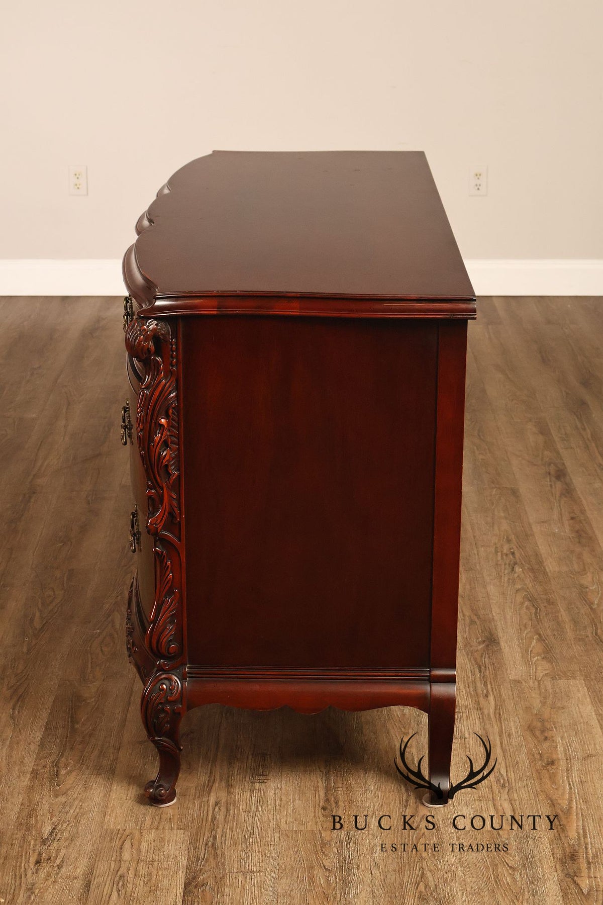 Vintage 1940s Victorian Mahogany Chest of Drawers