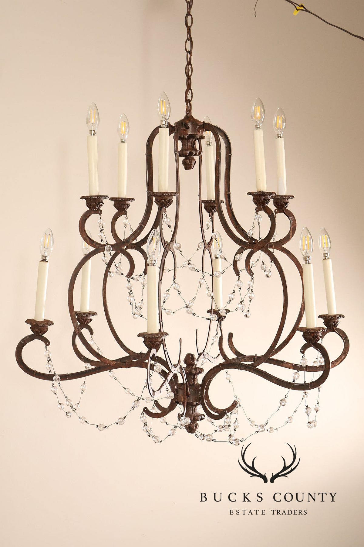Niermann Weeks Avignon Iron Chandelier