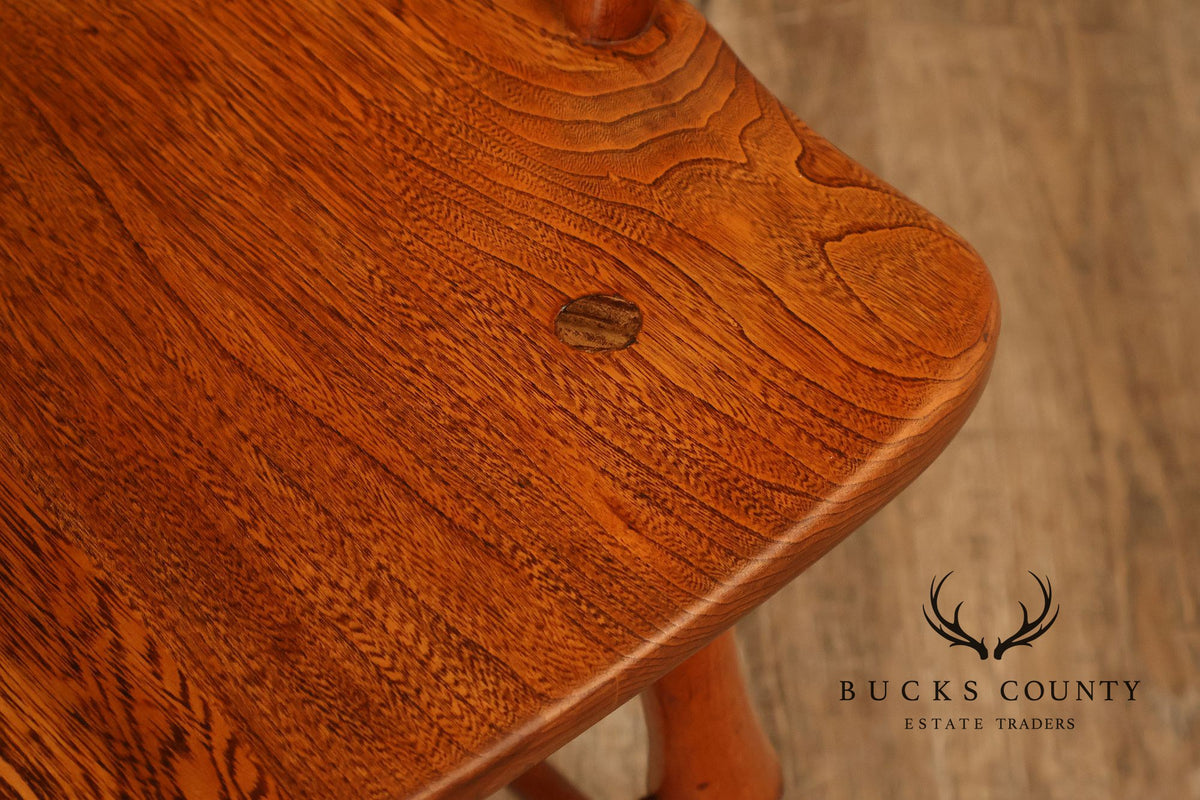 Harden Oak and Cherry Windsor Armchair