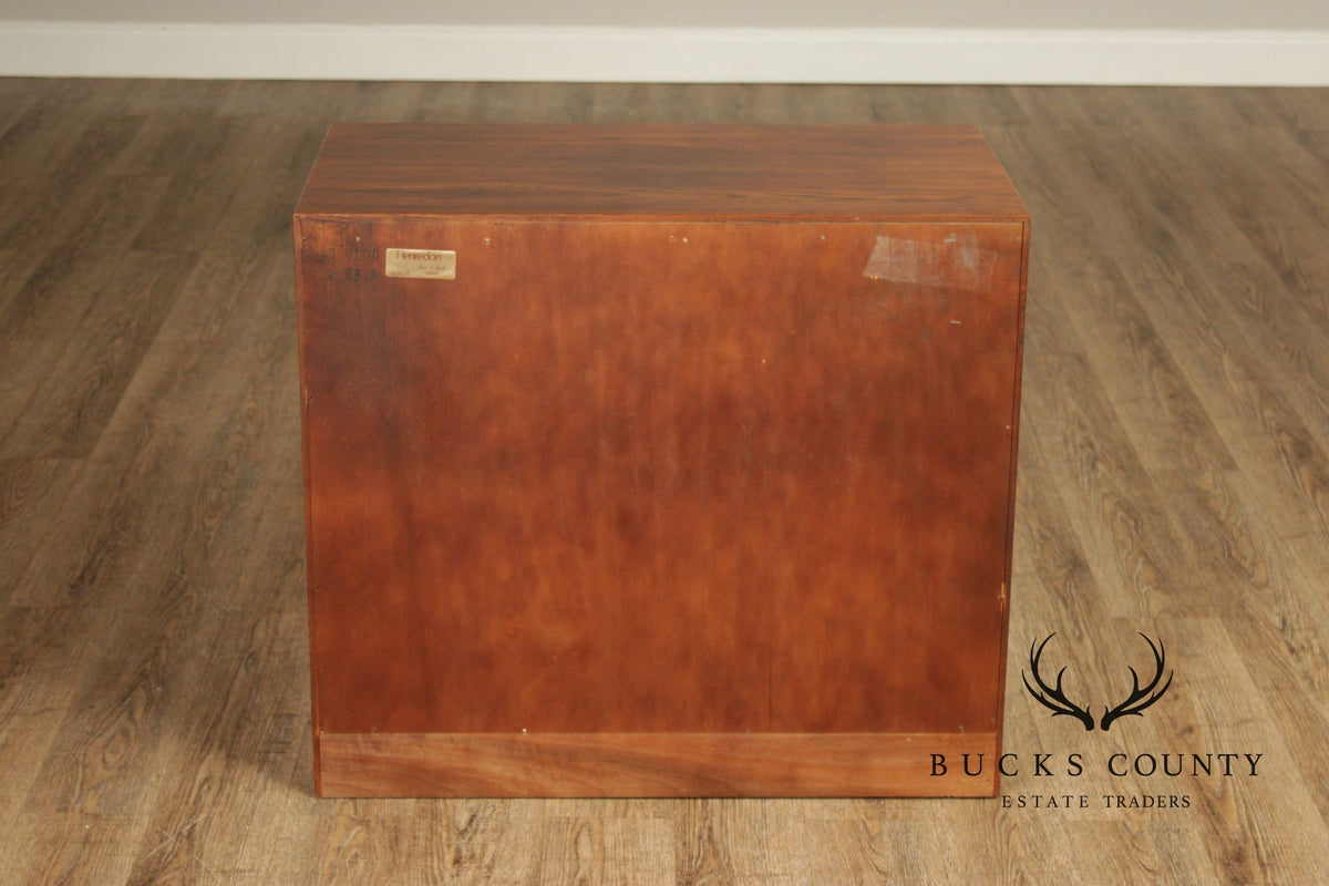 Henredon Campaign Style Oak Cabinet